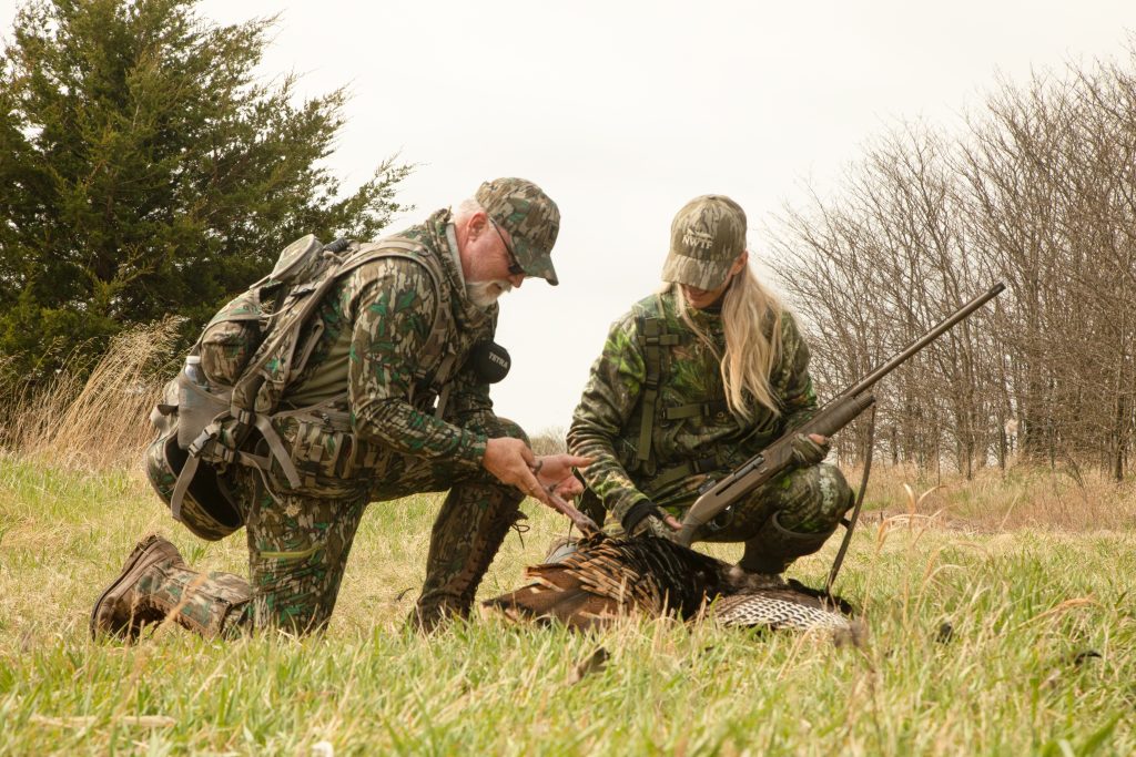 Hunters check out the harvest