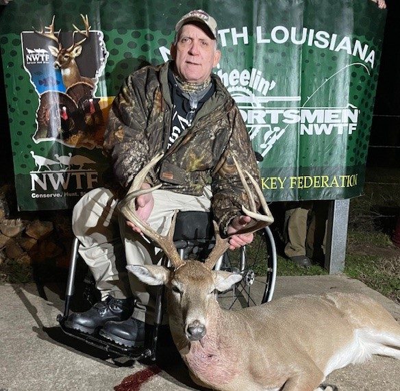 Gill Banta with his harvested buck.