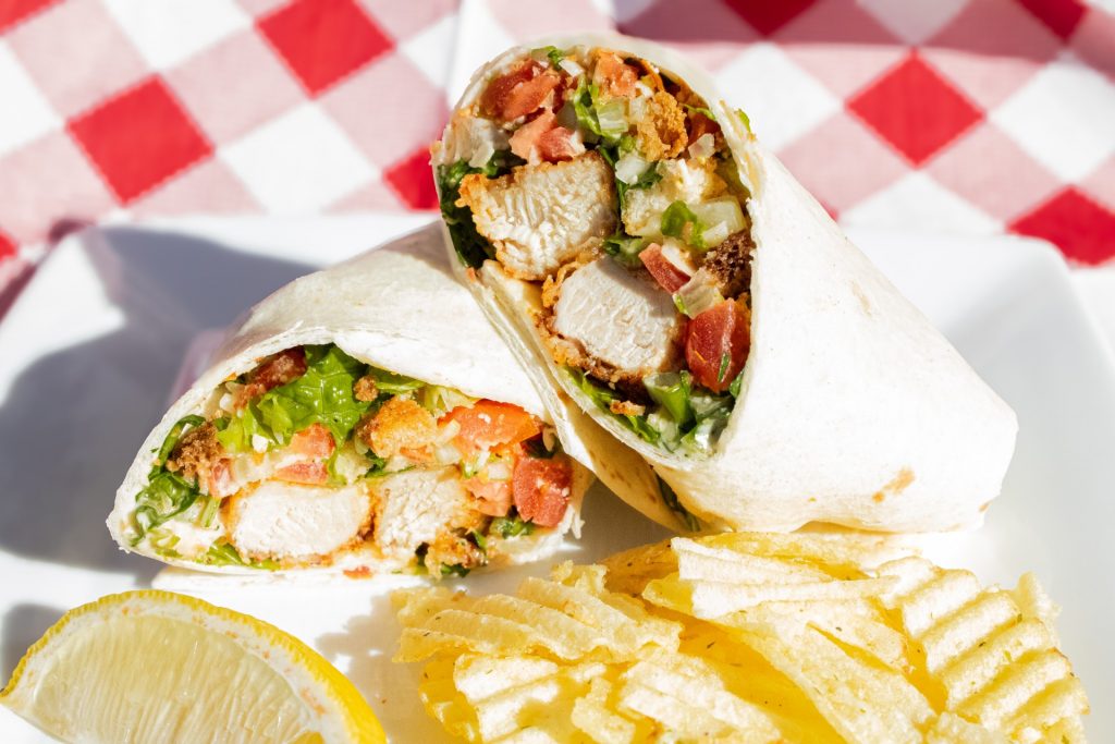 wild turkey caesar wrap