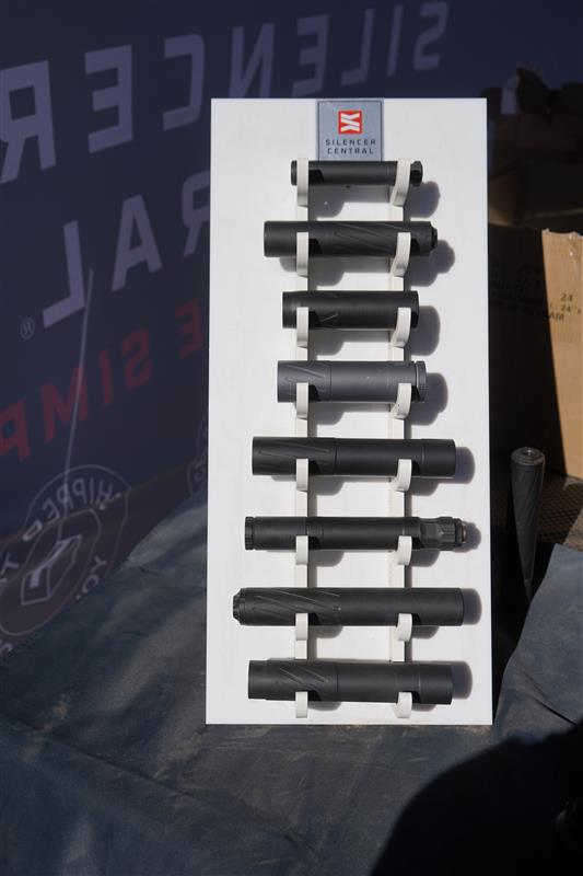 Silencer Central's line up of supressors.