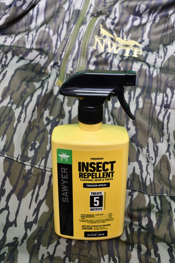 A bottle of Sawyer Permetherin