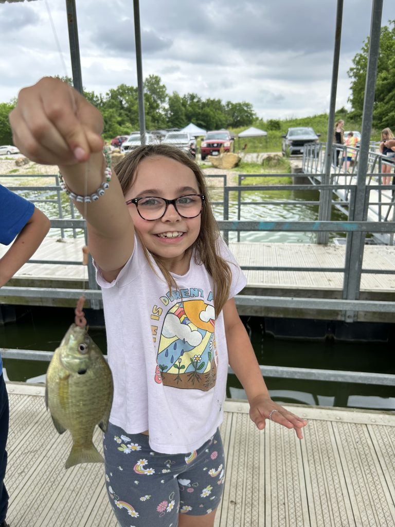 Youth fishing