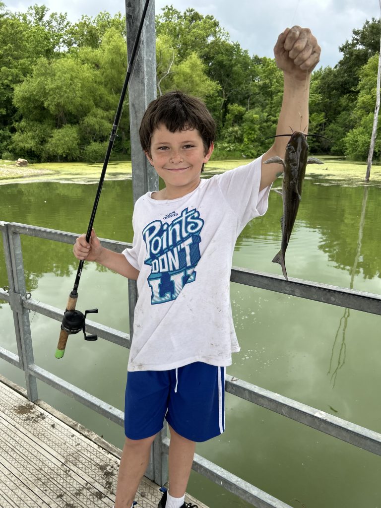 Youth fishing