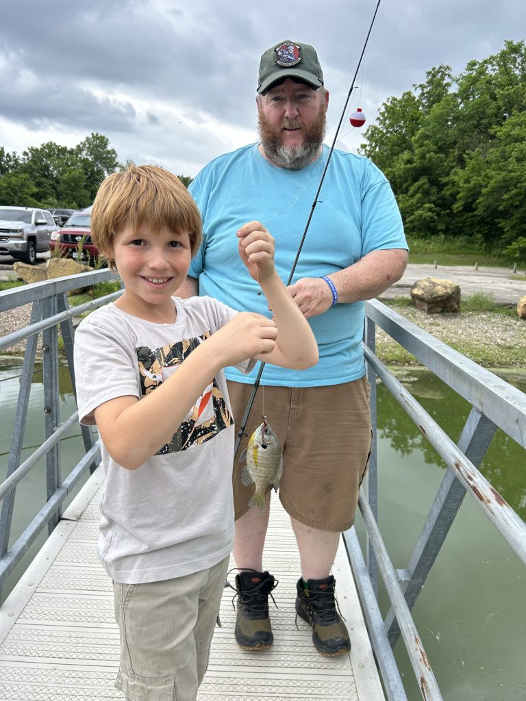 Youth fishing