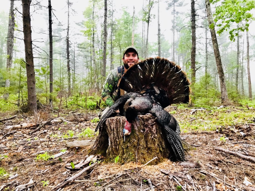 Sean, with a successful tom harvest
