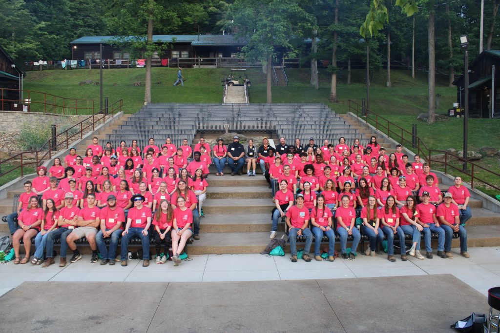 Group photo from Camp Canopy