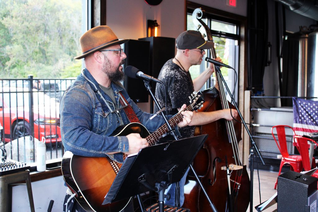 Live music at event.