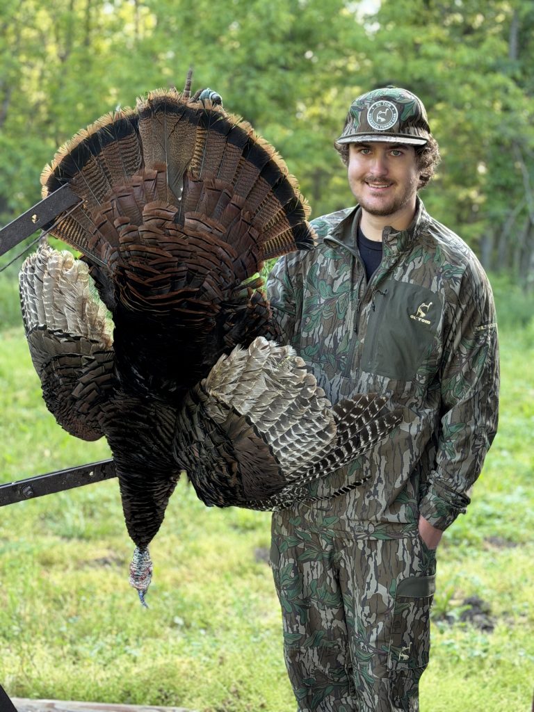 Carson and his turkey